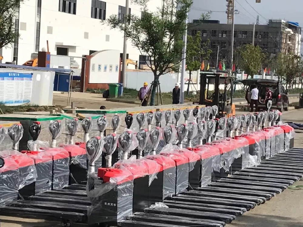大氣登場！杭叉電動(dòng)搬運(yùn)車大批量交付江蘇某新能源企業(yè)